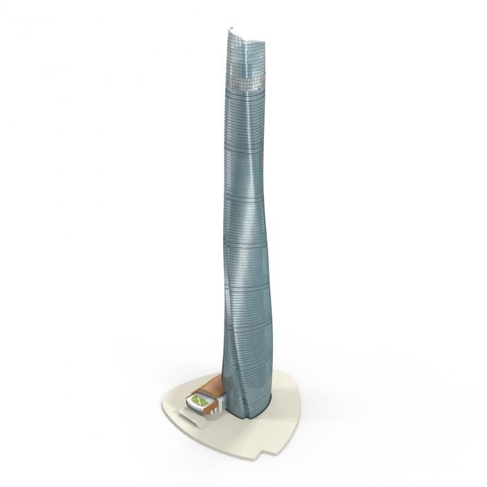 3D model Shanghai Tower China