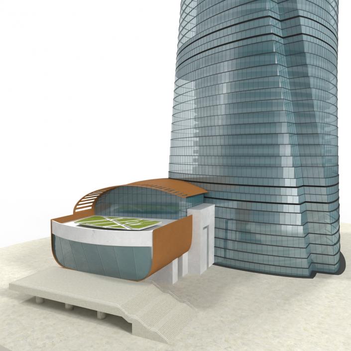 3D model Shanghai Tower China