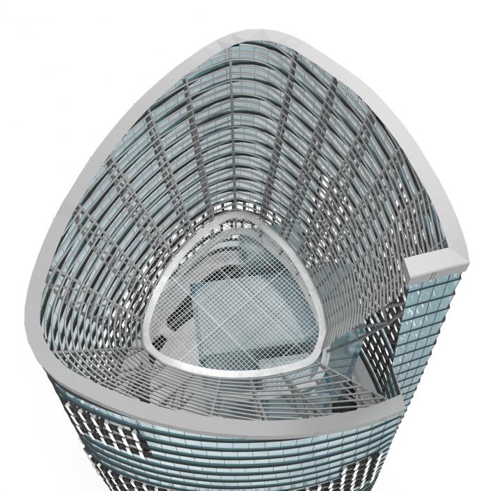 3D model Shanghai Tower China