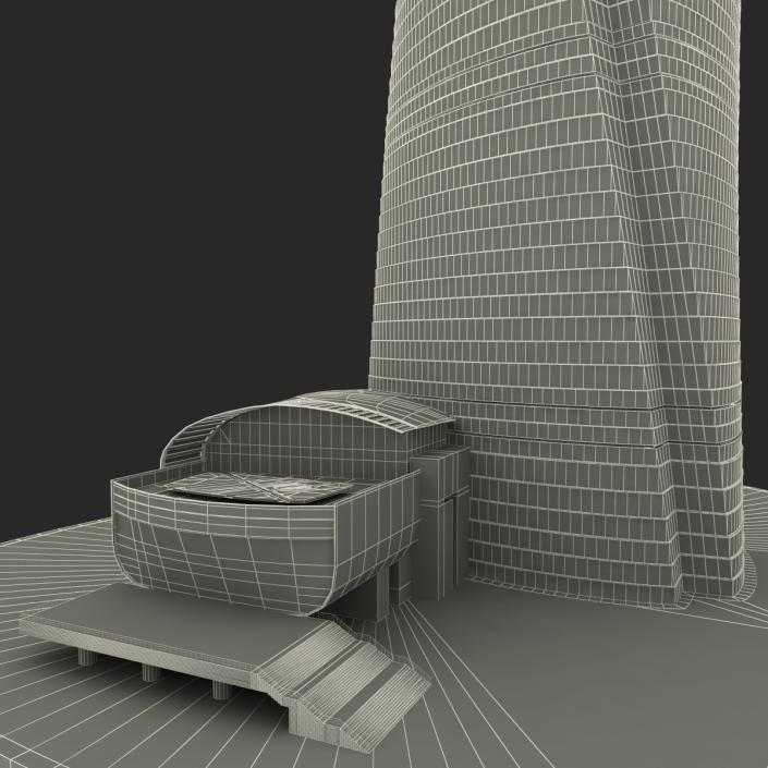 3D model Shanghai Tower China