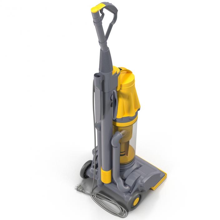 3D model Stand Up Vacuum Cleaner Yellow