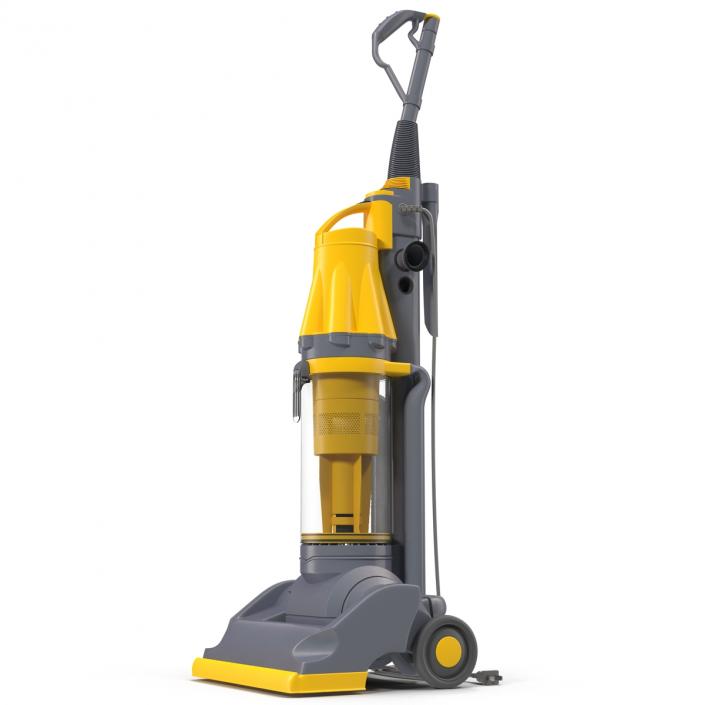 3D model Stand Up Vacuum Cleaner Yellow