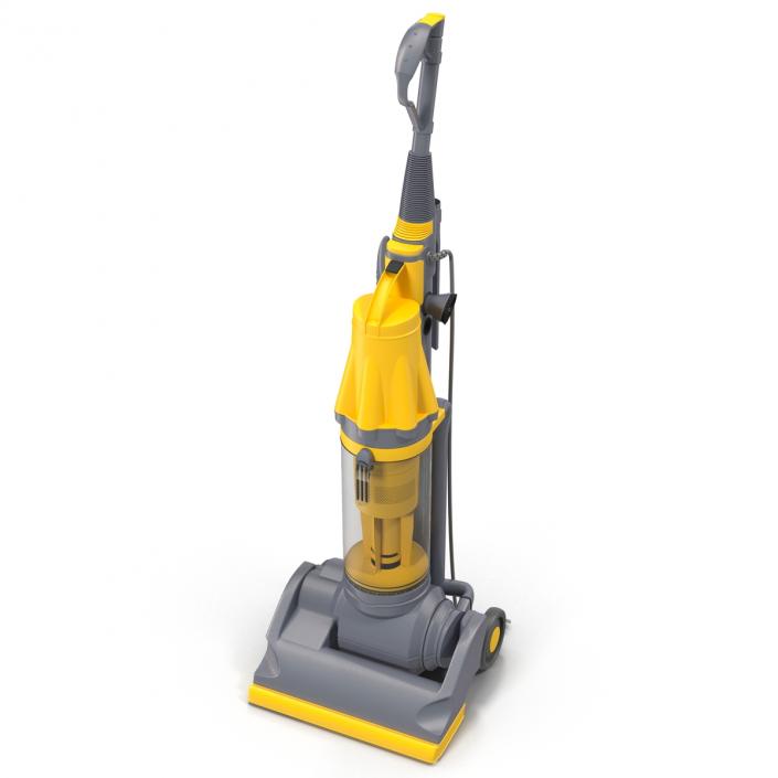 3D model Stand Up Vacuum Cleaner Yellow