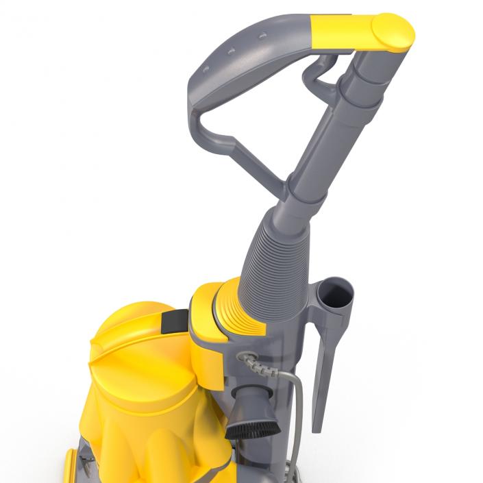 3D model Stand Up Vacuum Cleaner Yellow