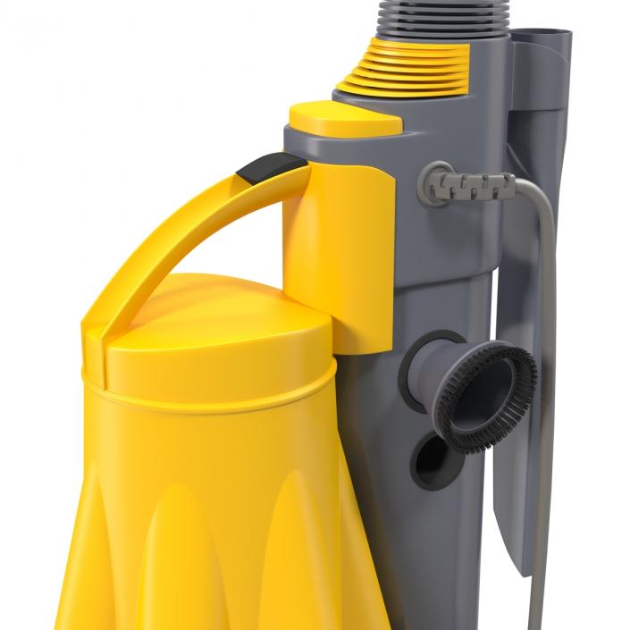 3D model Stand Up Vacuum Cleaner Yellow