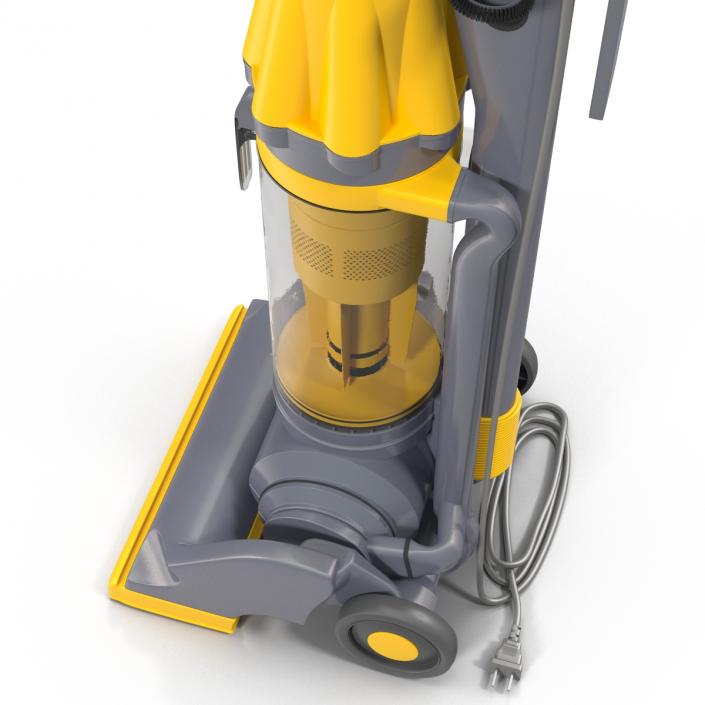 3D model Stand Up Vacuum Cleaner Yellow