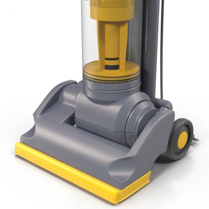 3D model Stand Up Vacuum Cleaner Yellow