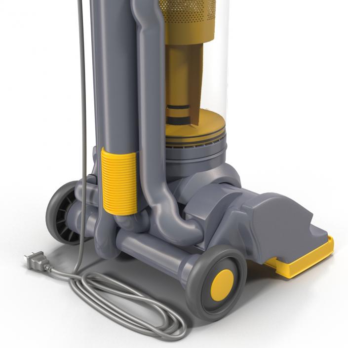 3D model Stand Up Vacuum Cleaner Yellow