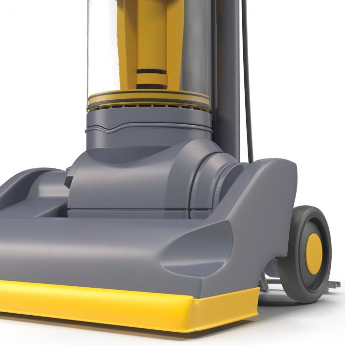 3D model Stand Up Vacuum Cleaner Yellow