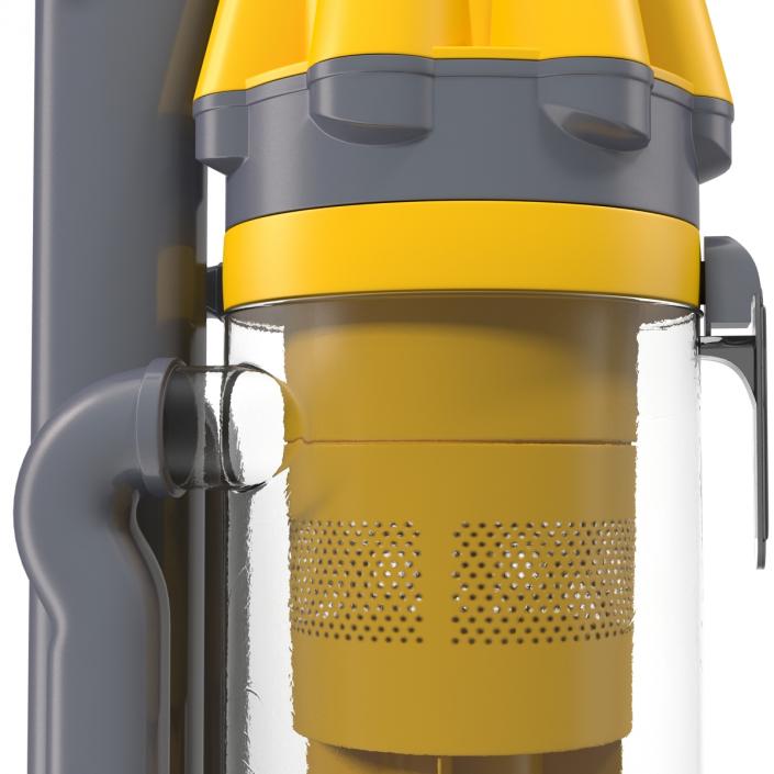 3D model Stand Up Vacuum Cleaner Yellow