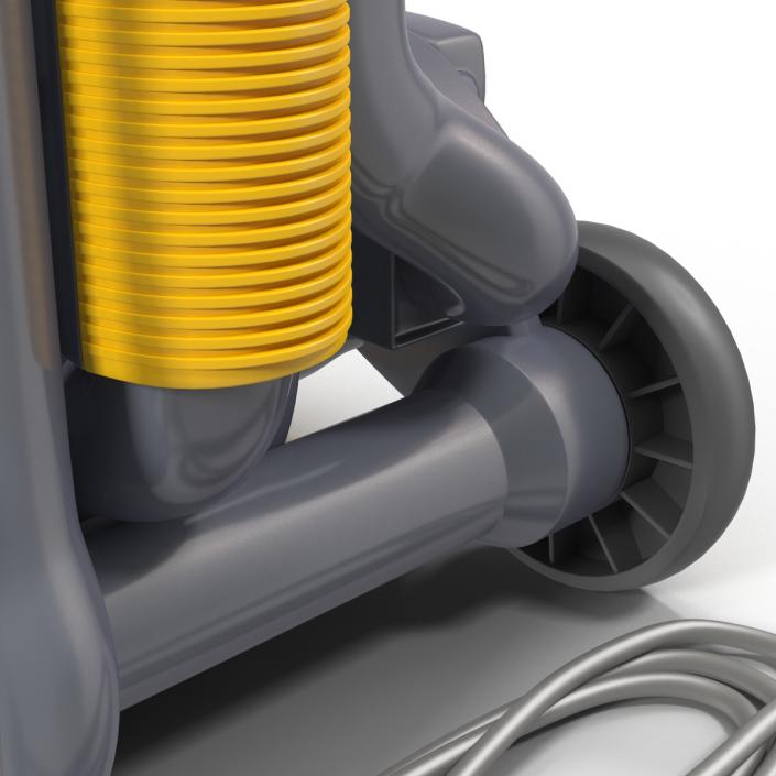 3D model Stand Up Vacuum Cleaner Yellow