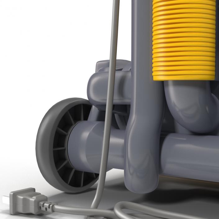 3D model Stand Up Vacuum Cleaner Yellow