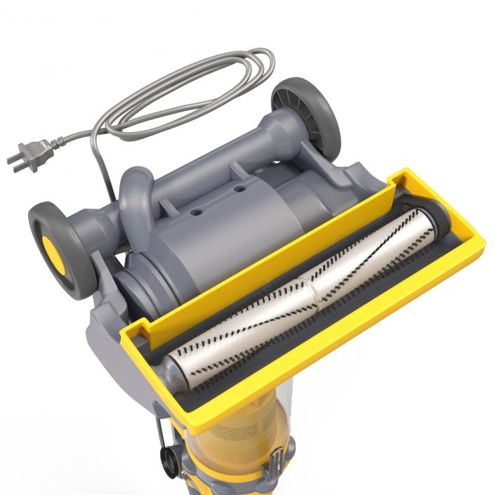 3D model Stand Up Vacuum Cleaner Yellow