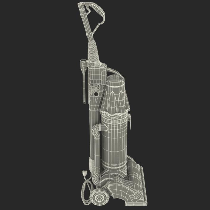 3D model Stand Up Vacuum Cleaner Yellow