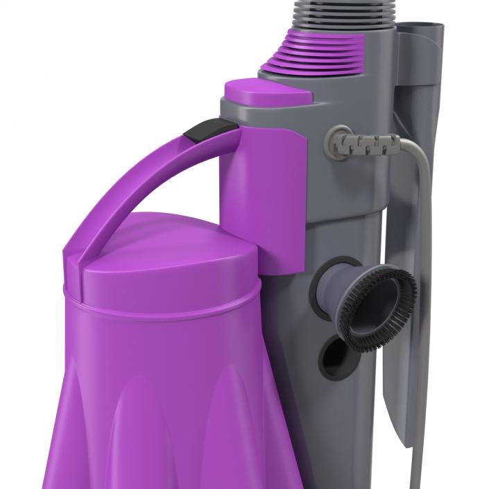 3D model Stand Up Vacuum Cleaner Violet