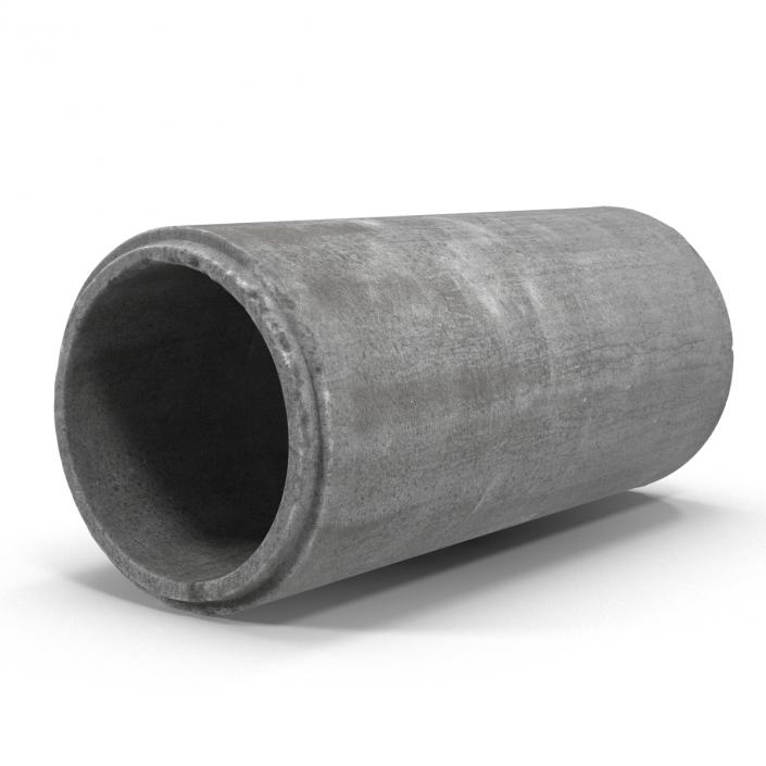 3D model Concrete Pipe 2