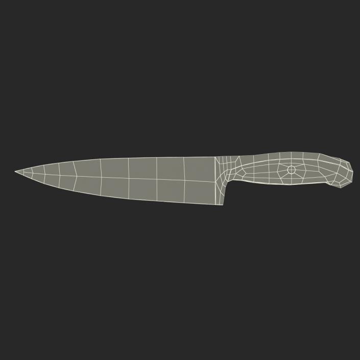 Chefs Knife 10 inch 3D model