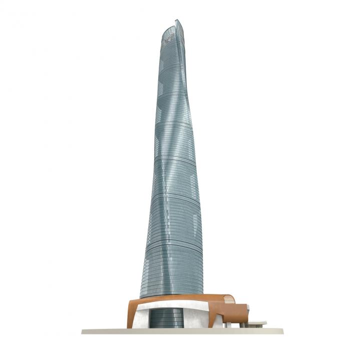 3D model Shanghai Tower China