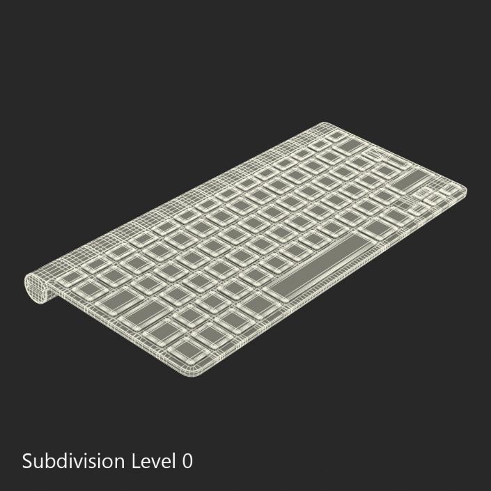 3D Apple Wireless Keyboard model