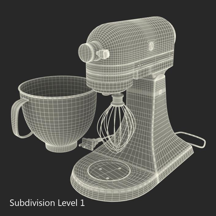 Stand Mixer Black 3D