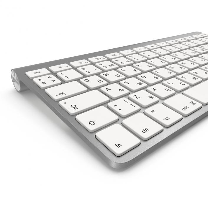 3D Apple Wireless Keyboard model