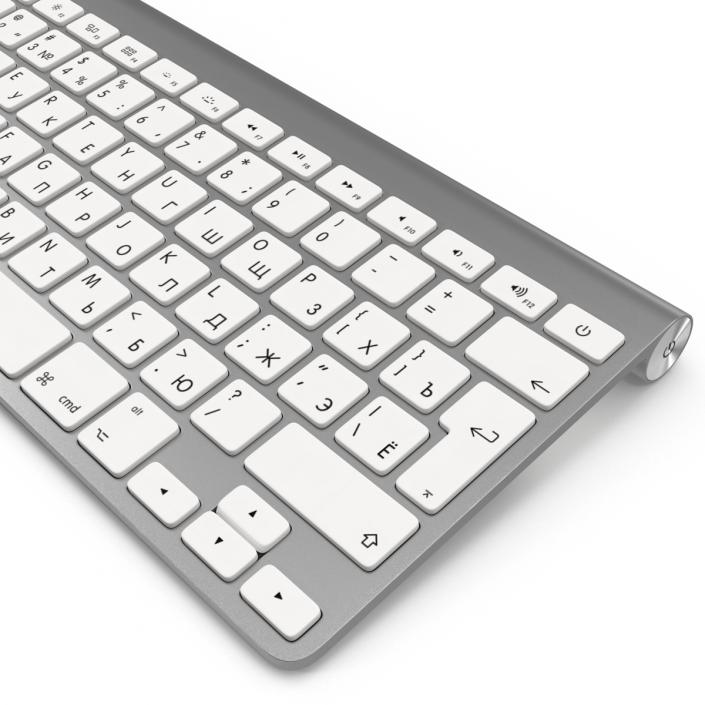 3D Apple Wireless Keyboard model