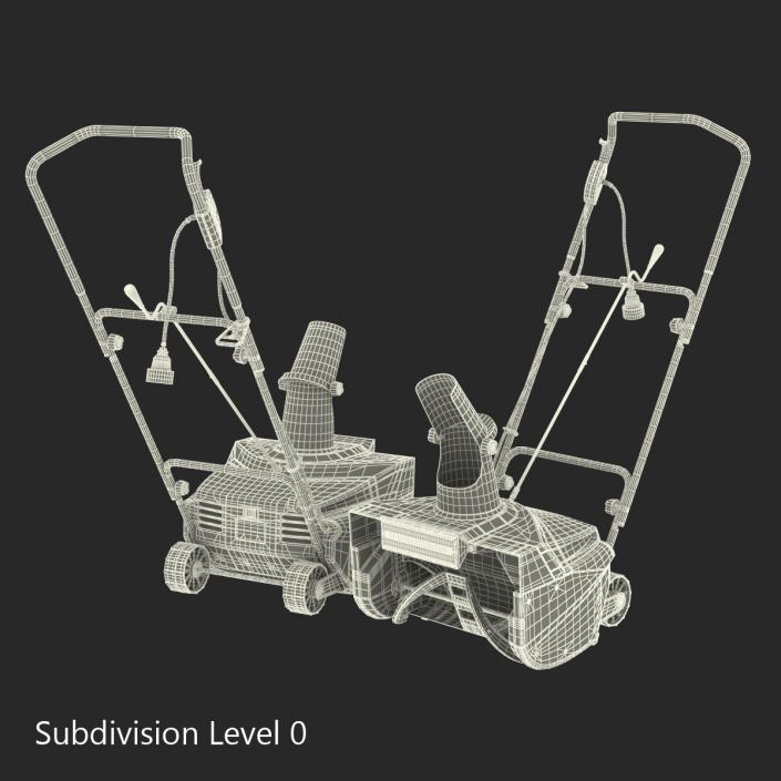 3D model Electric Snow Blower