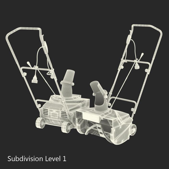 3D model Electric Snow Blower