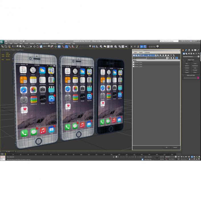 iPhone 6 Plus 3D Models Set 2 3D model