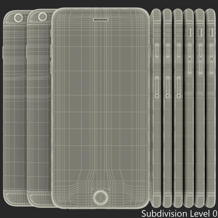 iPhone 6 Plus 3D Models Set 2 3D model