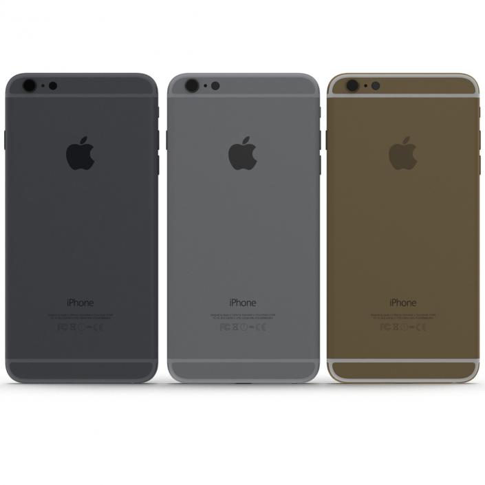 iPhone 6 Plus 3D Models Set 2 3D model