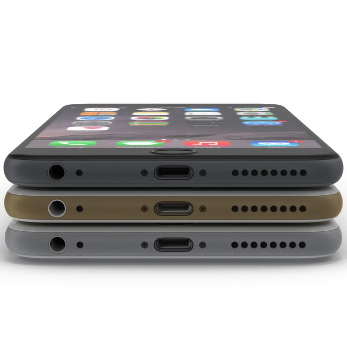 iPhone 6 Plus 3D Models Set 2 3D model