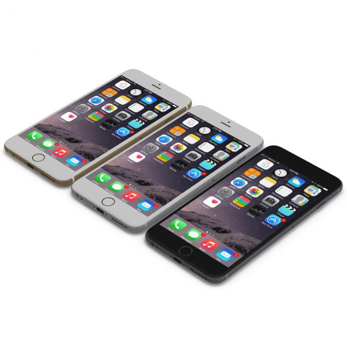 iPhone 6 Plus 3D Models Set 2 3D model