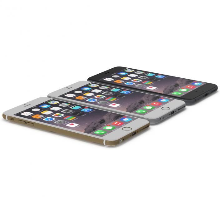 iPhone 6 Plus 3D Models Set 2 3D model