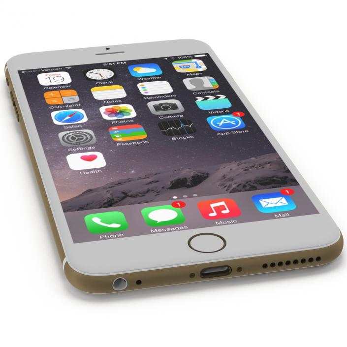 iPhone 6 Plus 3D Models Set 2 3D model