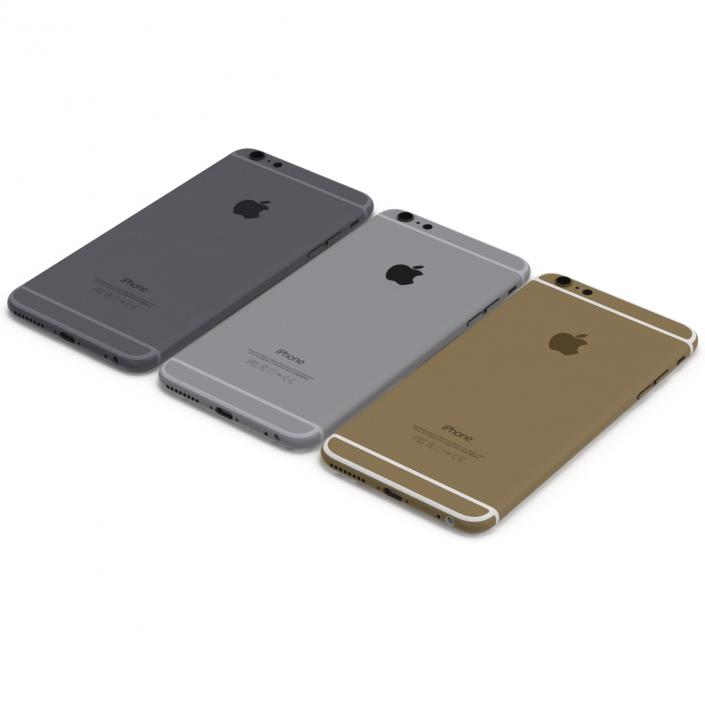 iPhone 6 Plus 3D Models Set 2 3D model