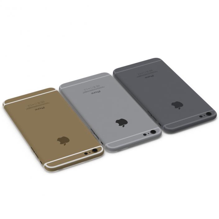 iPhone 6 Plus 3D Models Set 2 3D model