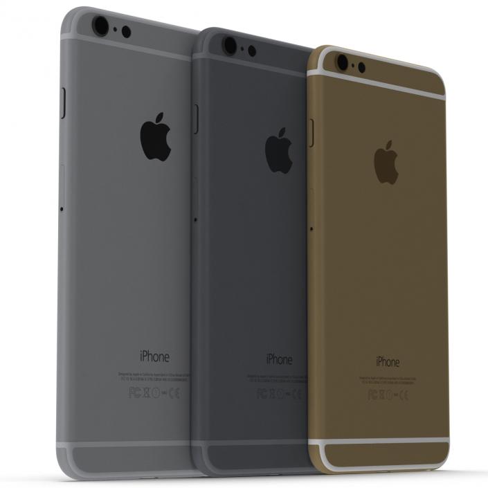 iPhone 6 Plus 3D Models Set 2 3D model