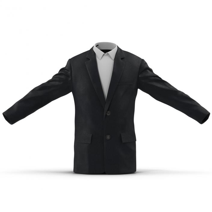 3D Mens Suit Jacket 2 model