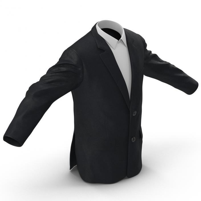 3D Mens Suit Jacket 2 model