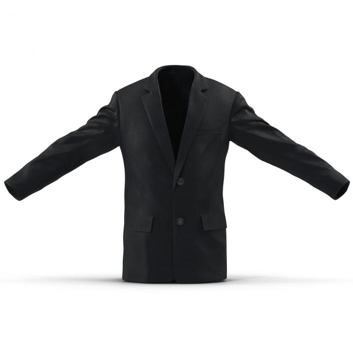 3D Mens Suit Jacket 3 model