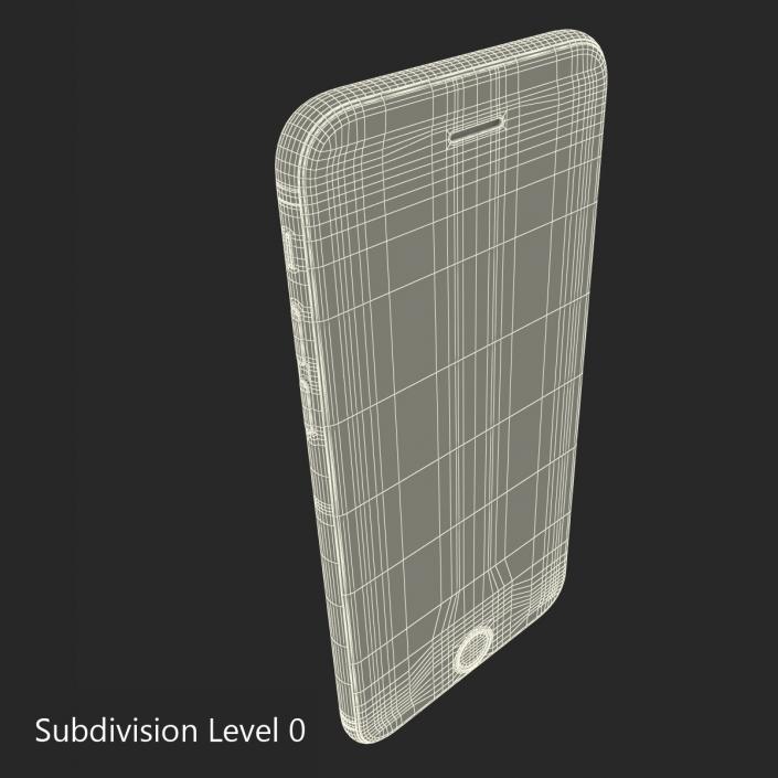 3D model iPhone 6 Silver