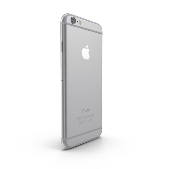 3D model iPhone 6 Silver