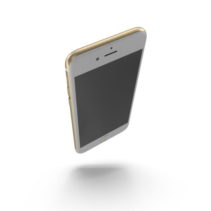 3D iPhone 6 Gold model