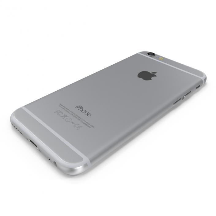 iPhone 6 Silver 2 3D