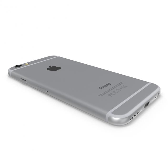 iPhone 6 Silver 2 3D