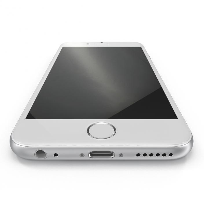 iPhone 6 Silver 2 3D