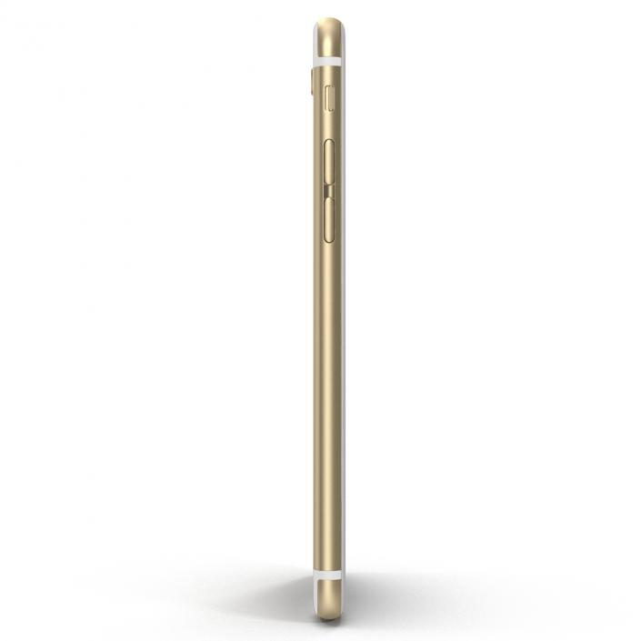 3D model iPhone 6 Gold 2