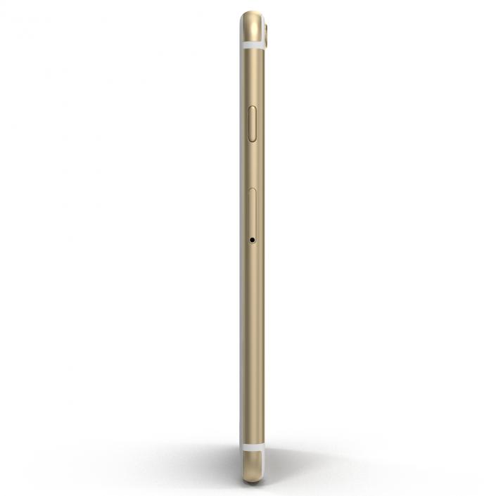 3D model iPhone 6 Gold 2