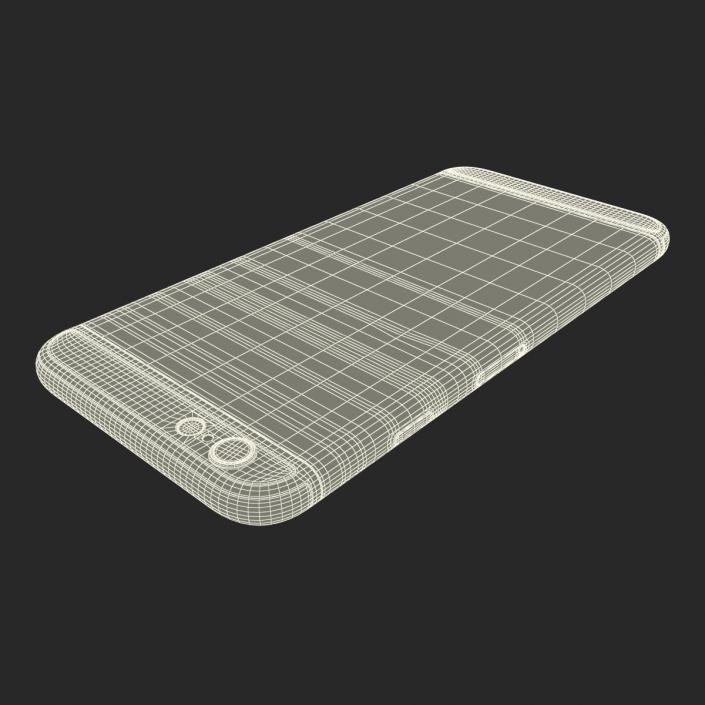 3D model iPhone 6 Gold 2